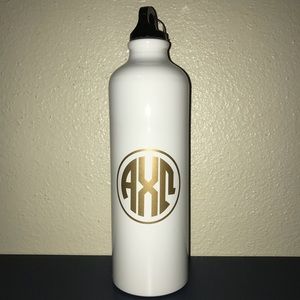 Alpha Chi Omega Monogram Water Bottle